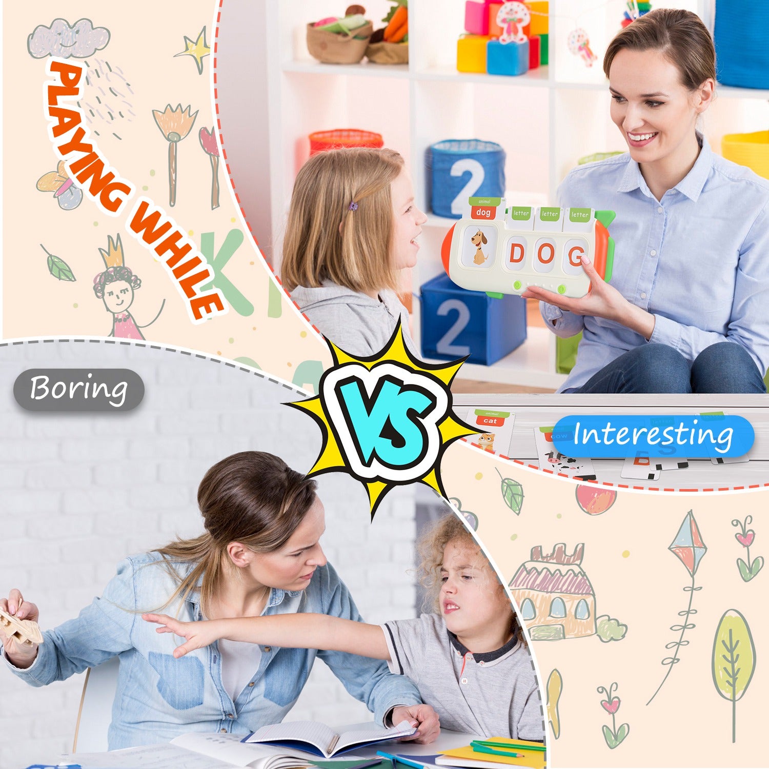 Talking Flash Cards for Kids for interactive early learning and vocabulary practice