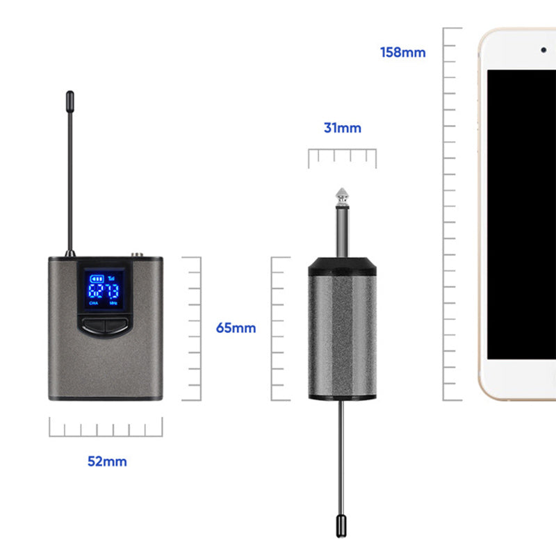 Lavalier Wireless Microphone for hands-free audio recording and video creation