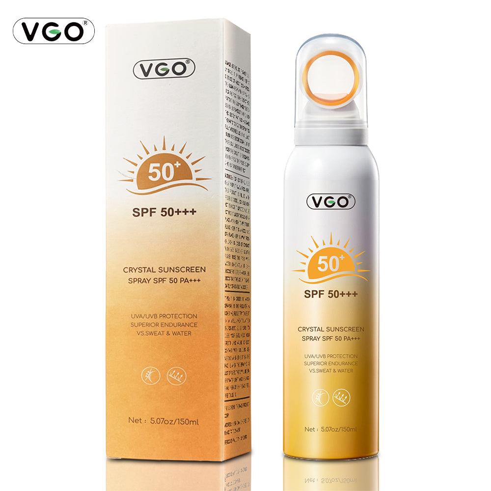 Crystal Sunscreen Spray SPF 50 PA for convenient daily sun protection