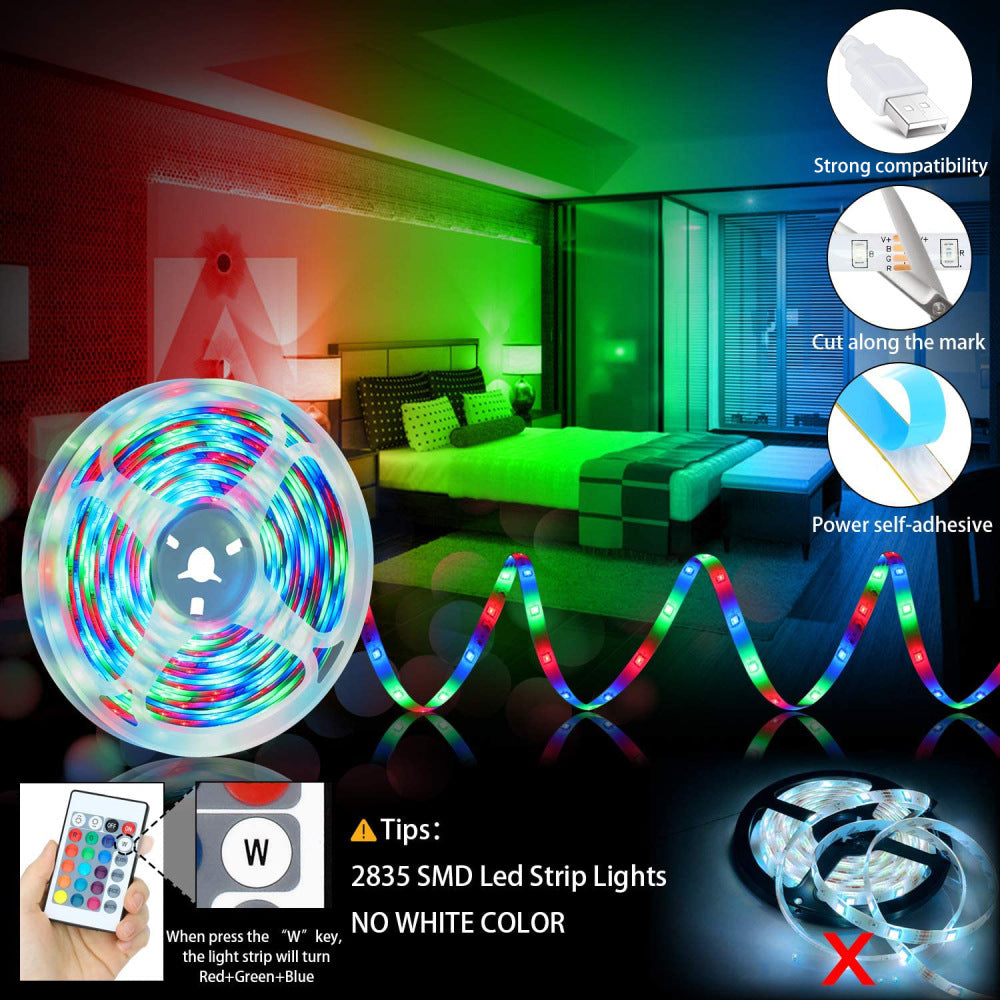 LED Strip Lights RGB for colorful ambient home and room lighting