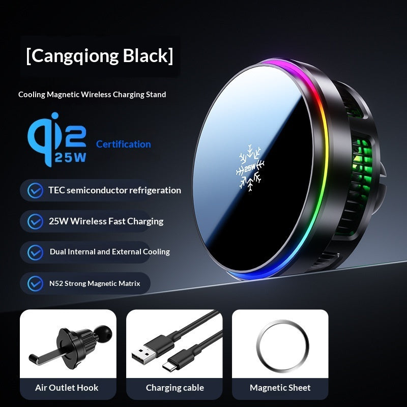 Magnetic Wireless Car Charger for convenient hands-free phone charging