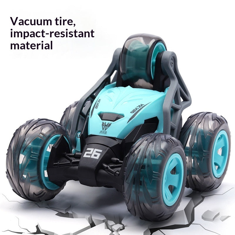 Remote-Controlled Stunt Car with Drop-Resistant Tires for exciting stunt driving