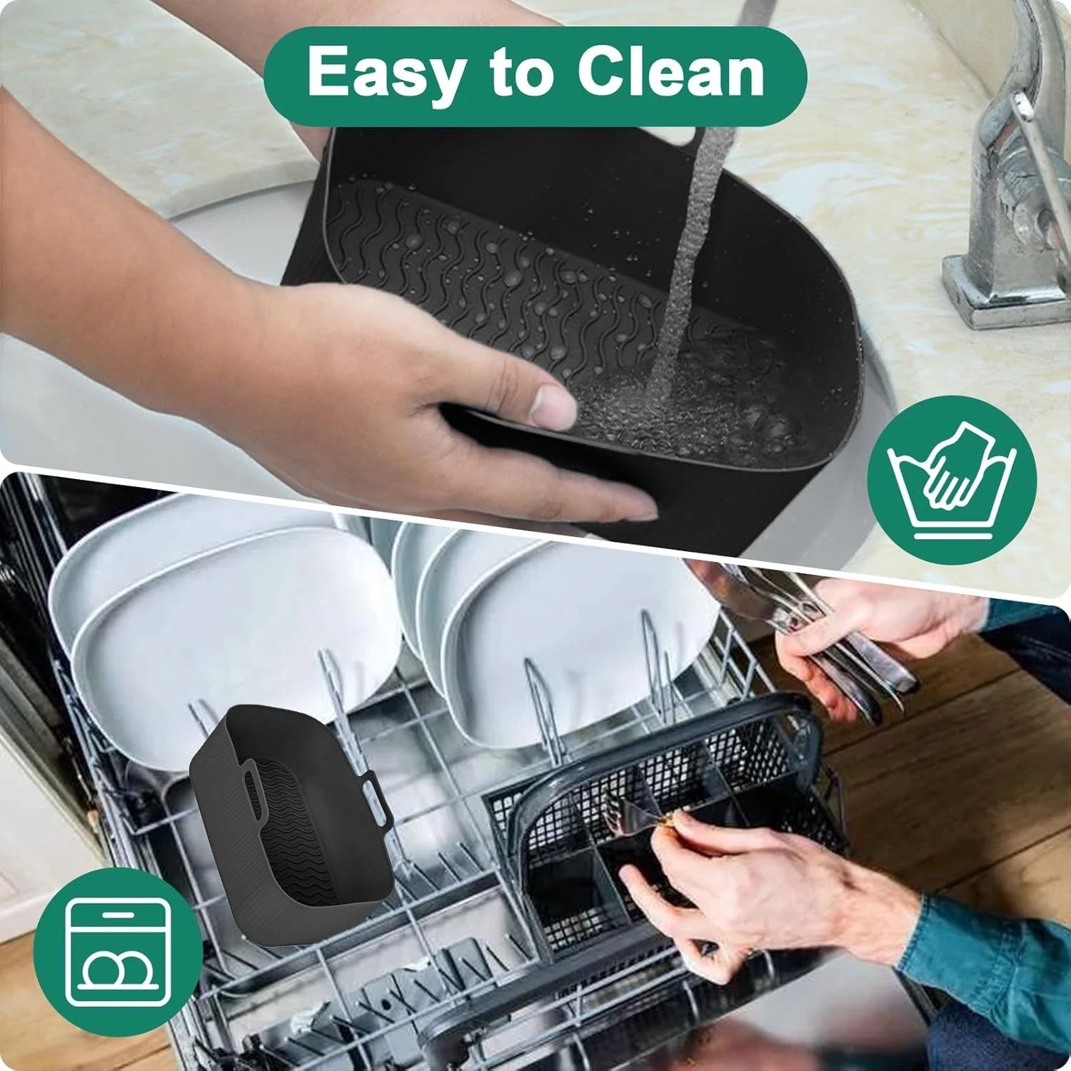 Air Fryer Silicone Baking Tray Liners
