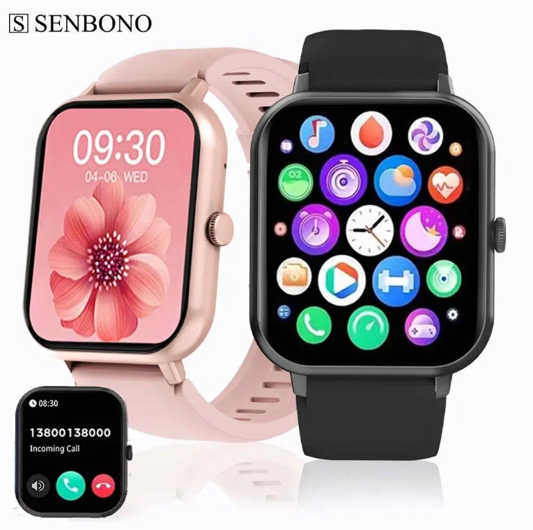 Waterproof Smartwatch for Women with stylish design and smart features