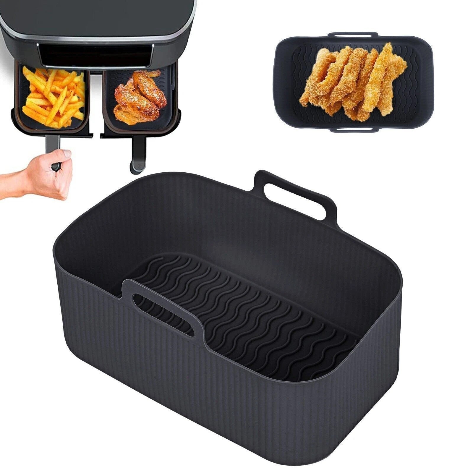 Air Fryer Silicone Baking Tray Liners