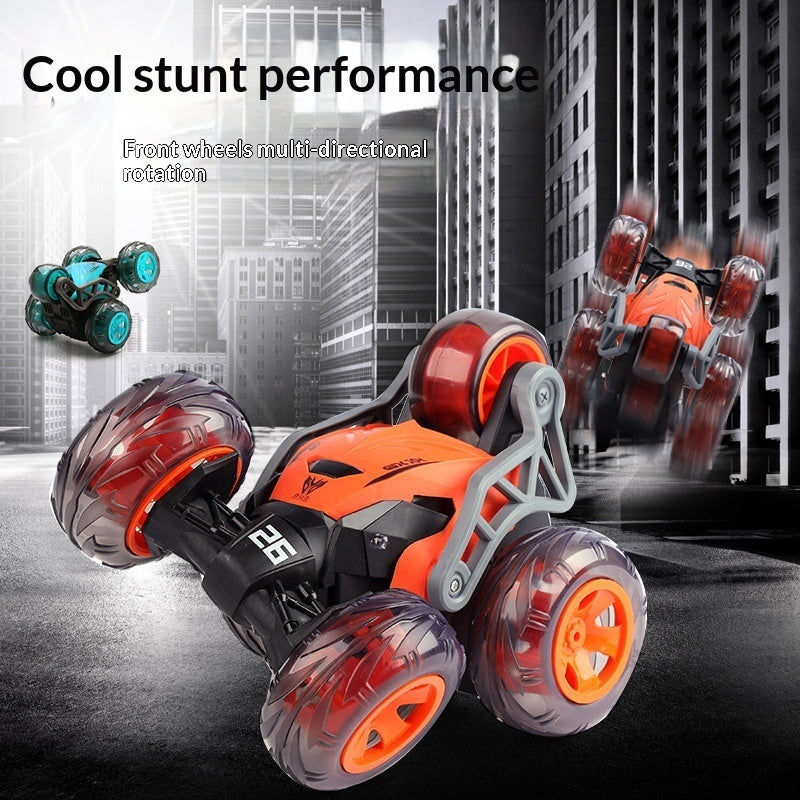 Remote-Controlled Stunt Car with Drop-Resistant Tires for exciting stunt driving
