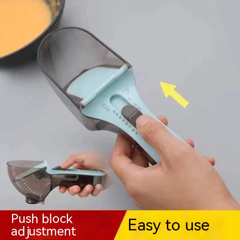 Adjustable Measuring Spoon With Scale Measuring Tool