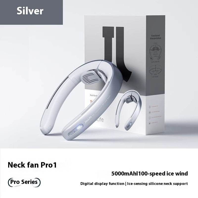Hanging Neck Portable Fan for hands-free personal cooling