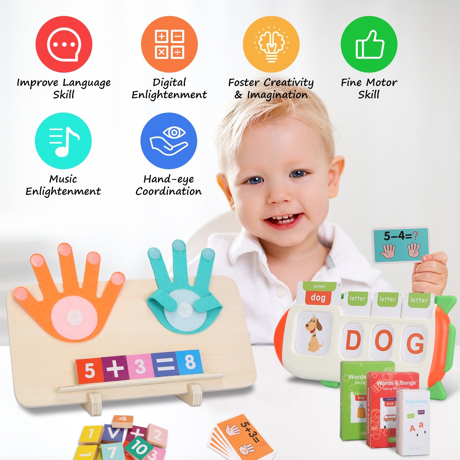 Talking Flash Cards for Kids for interactive early learning and vocabulary practice