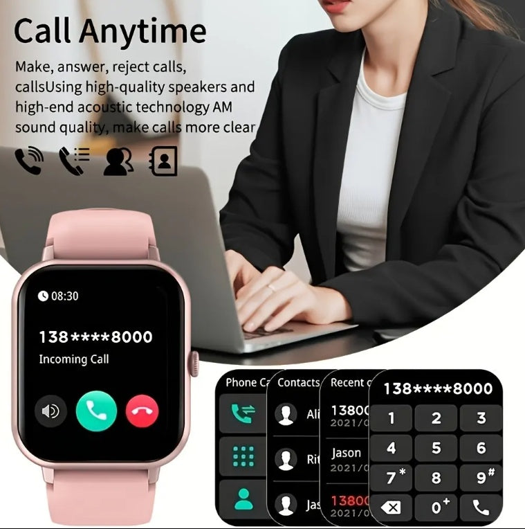 Waterproof Smartwatch for Women with stylish design and smart features