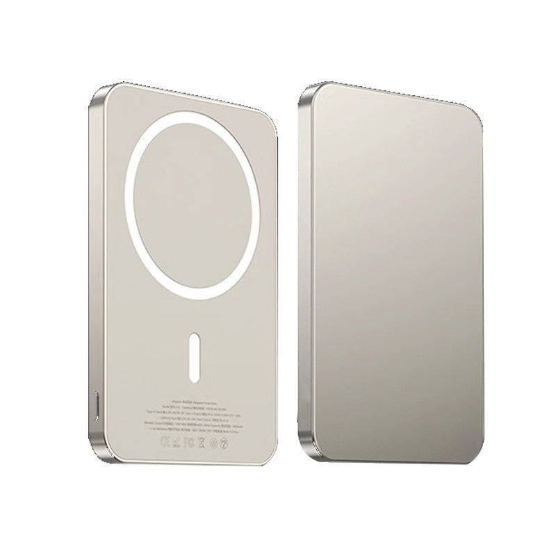 Magnetic Wireless Power Bank for portable wireless smartphone charging