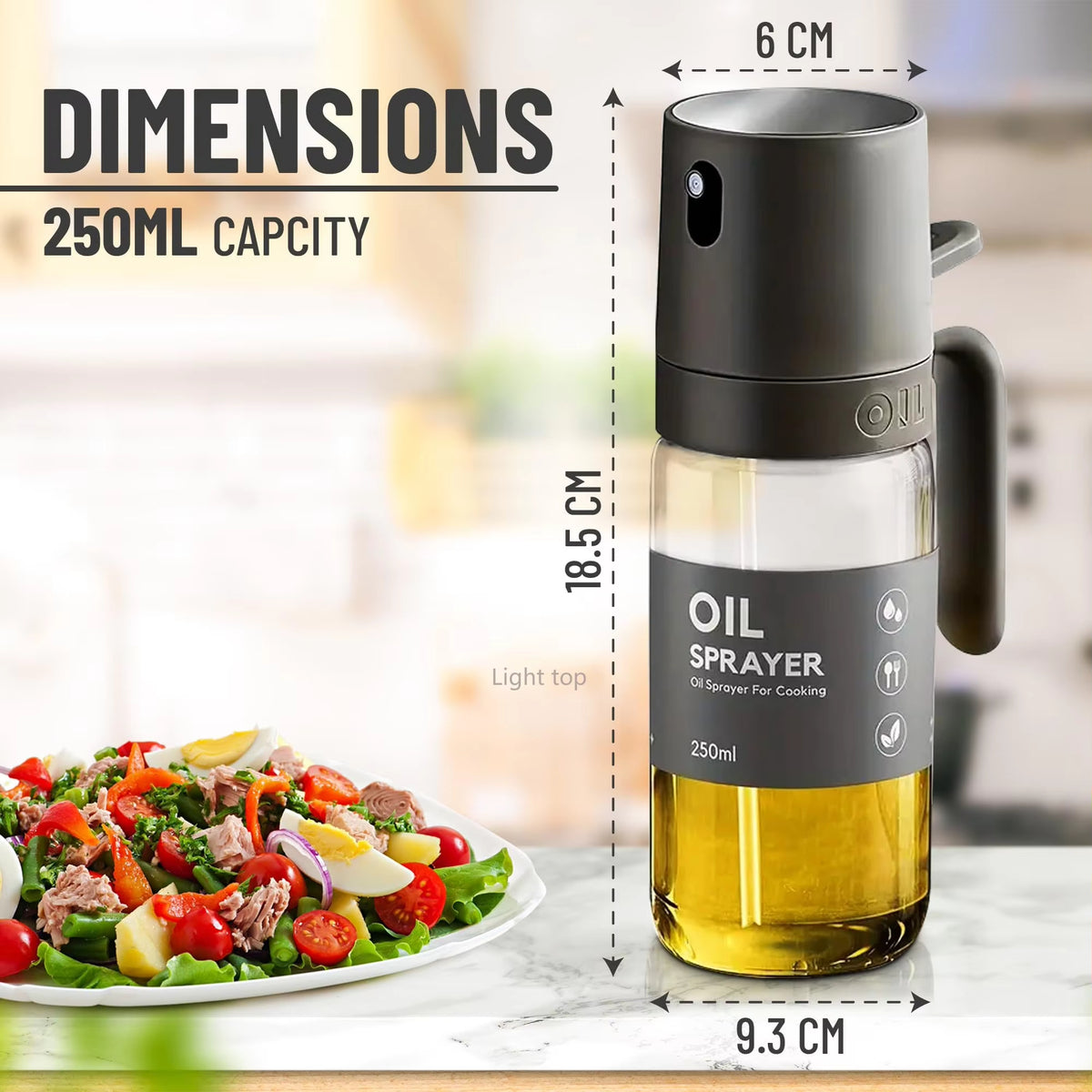 Glass Oil Sprayer Bottle