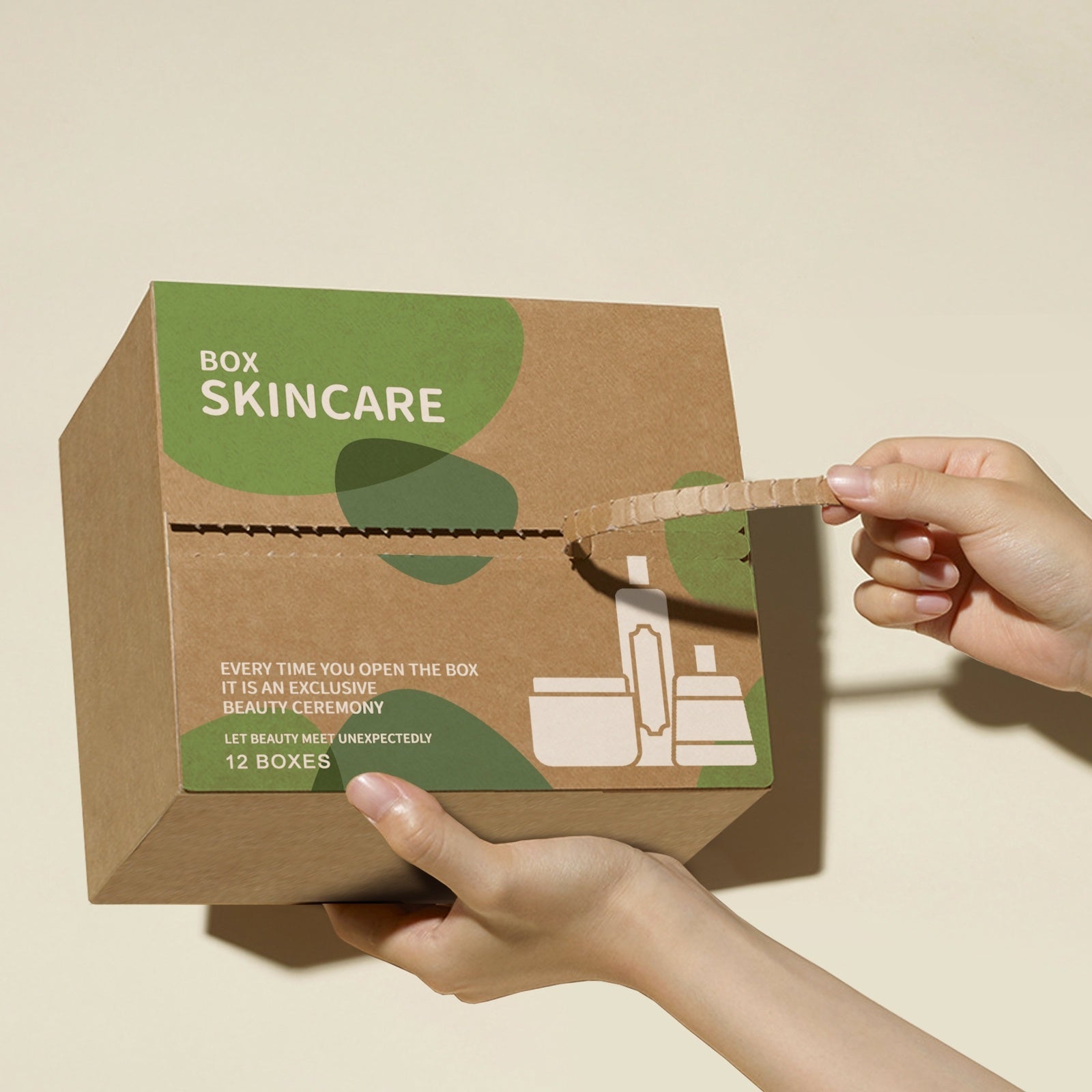 Skincare Box for organizing and presenting skincare products