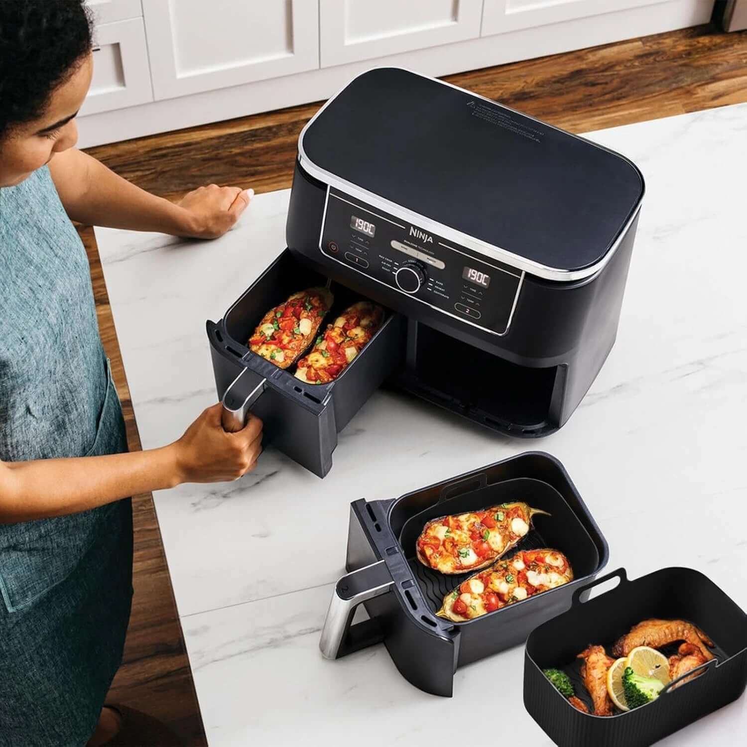 Air Fryer Silicone Baking Tray Liners