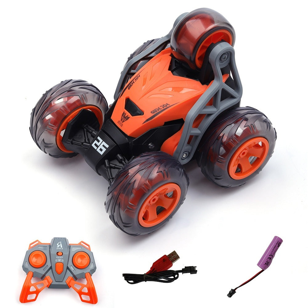 Remote-Controlled Stunt Car with Drop-Resistant Tires for exciting stunt driving